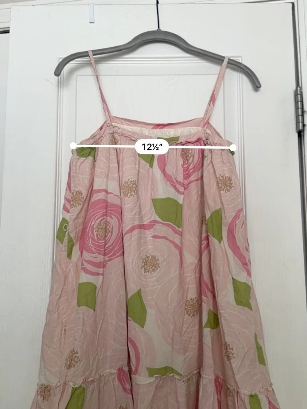 Gap Kids pink peony print babydoll dress size 10 (L)